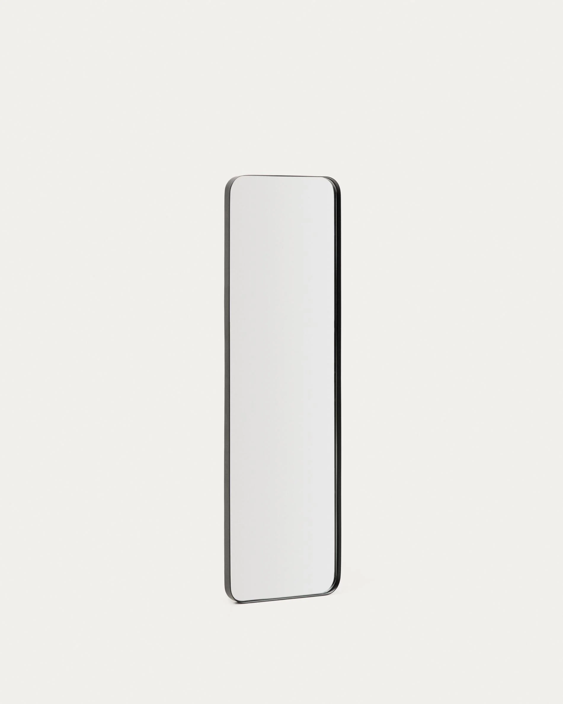 Marco black metal mirror 55.5 x 150.5cm