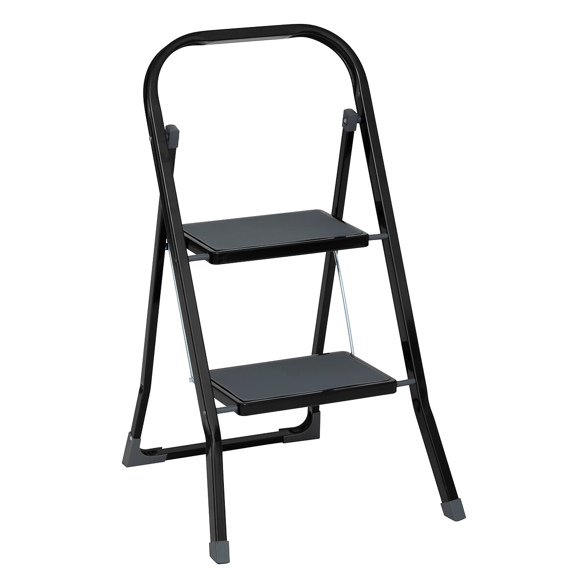 Escadote com 2 degraus em metal