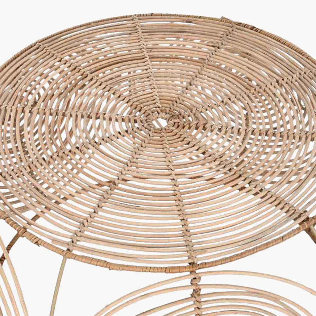 Conjunto de Duas Mesas Auxiliares Ratan VEREDA