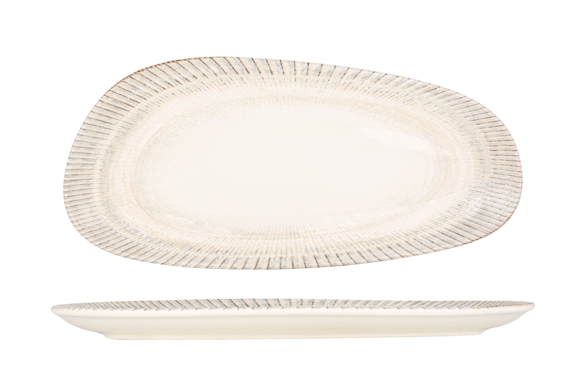 Bonna Serveerschaal - Galata - Porselein - 36 cm - set van 2