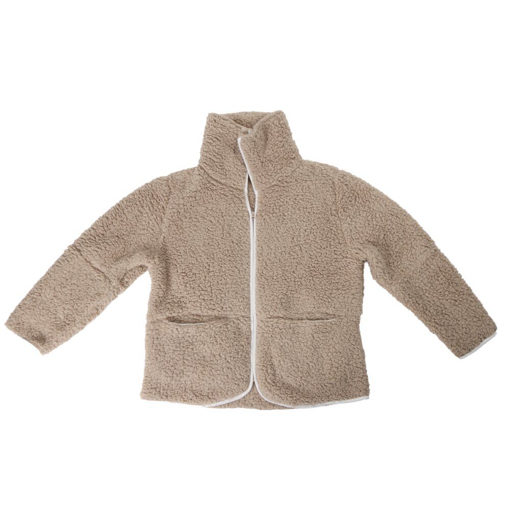 Plaid pull veste sherpa 62x69,5cm (2 modèles)
