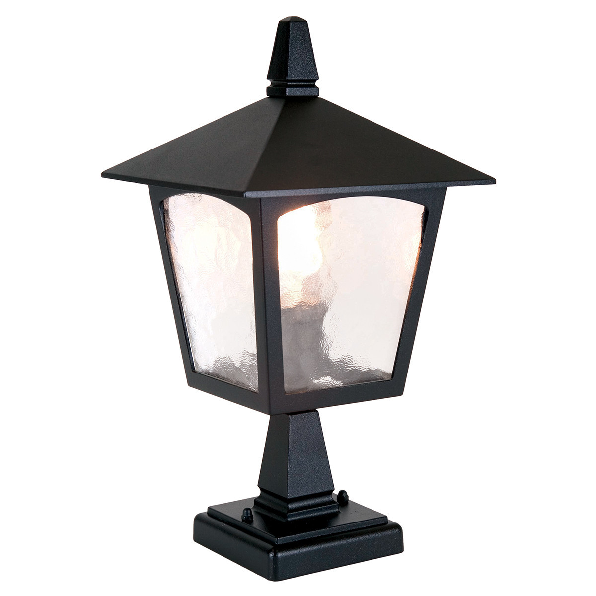 Lampa ogrodowa stojąca czarna York wys:31,5 cm 1xE27x60W IP23 Elstead