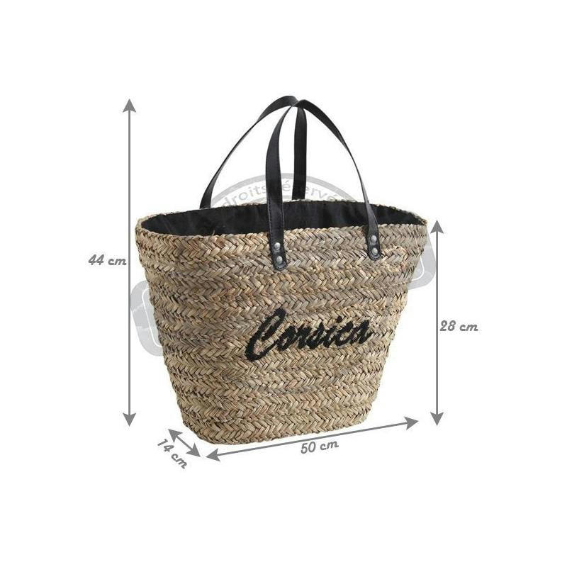 - Sac cabas corsica en jonc de mer
