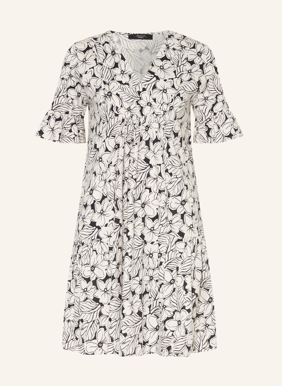 WEEKEND Max Mara Jerseykleid FUOCO mit Rüschen