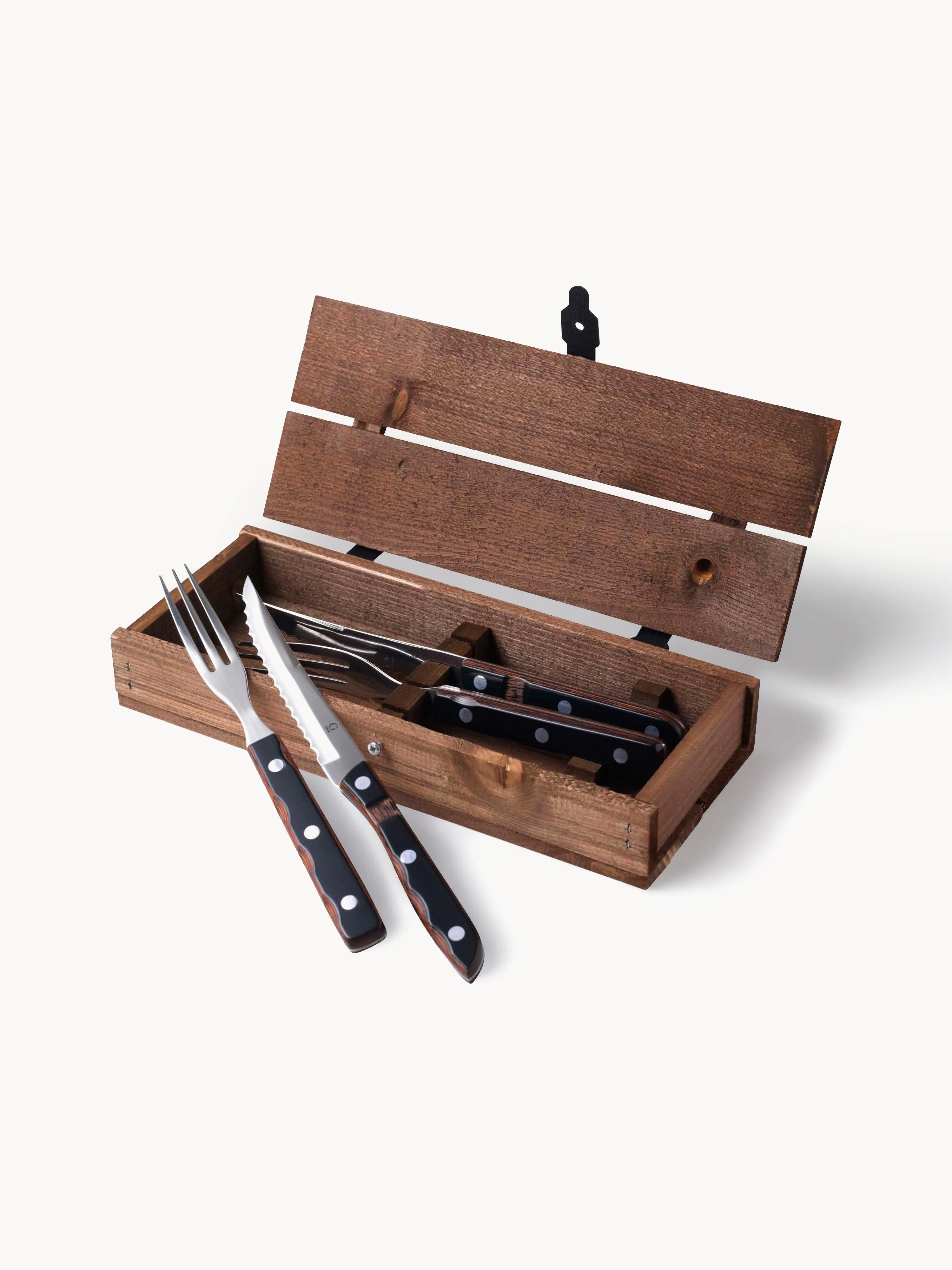 Steak-Besteck-Set Old Farmer mit Box, in verschiedenen Setgrößen
