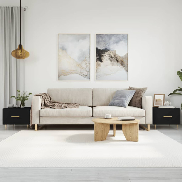 Stolik Kawowy Ława Stół Czarny 50x50x40 Szuflady Do Salonu Do Pokoju