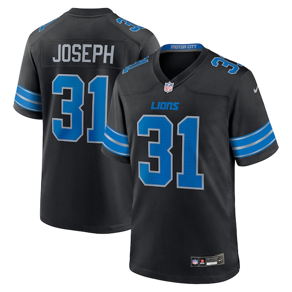 Kerby Joseph Detroit Lions Nike Alternate 2 Game Jersey -  Black