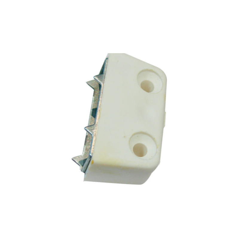 Pièce d'assemblage blanche 40 x 14 mm 4 pièces TEKNIBOX