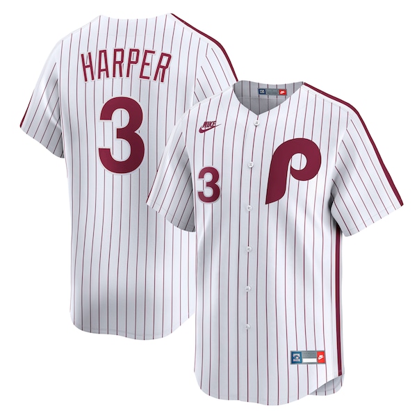 Bryce Harper Philadelphia Phillies Nike  Cooperstown Collection Limited Jersey - White