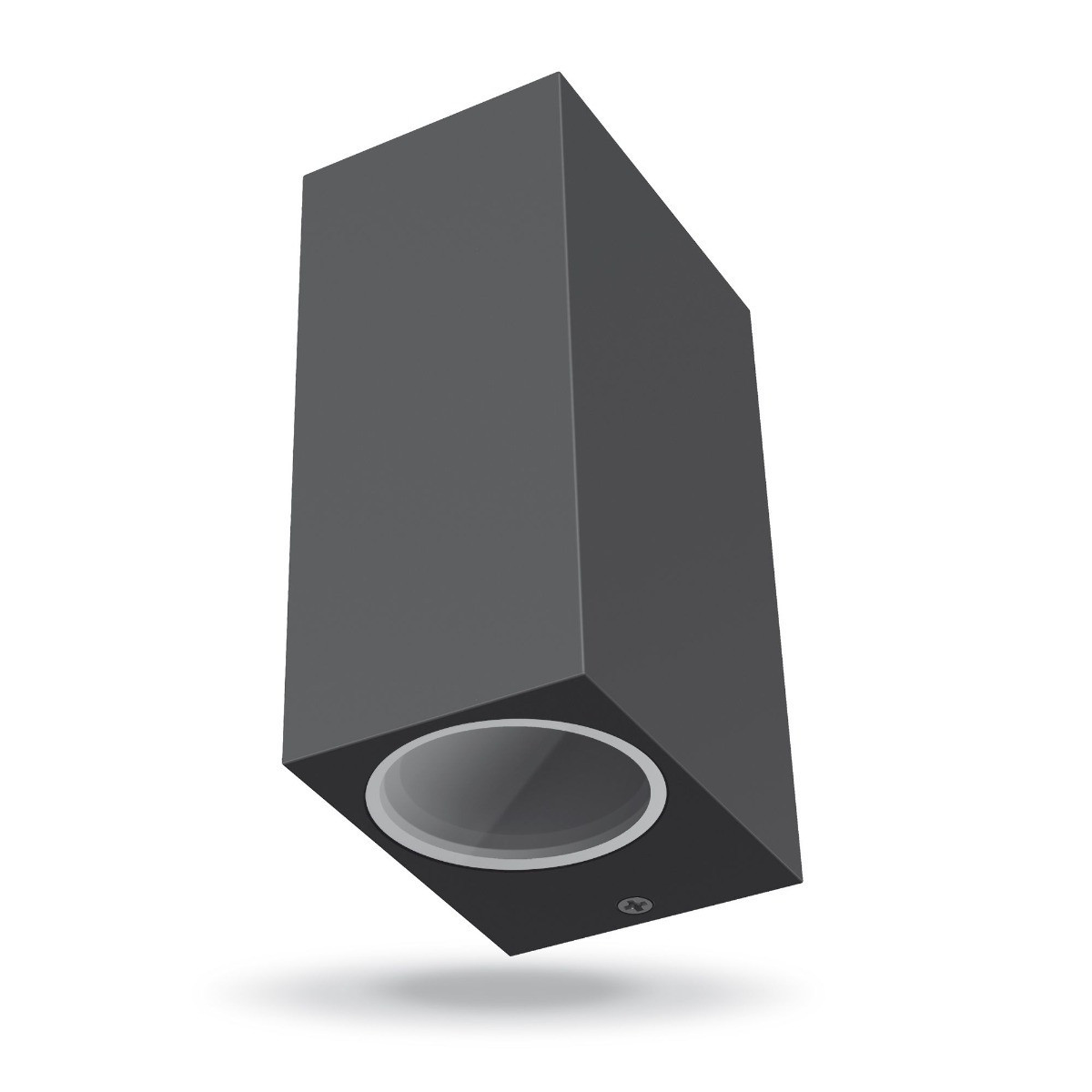 Kinkiet zewnętrzny góra-dół szary ARON 2xGU10x30W IP54 Videx