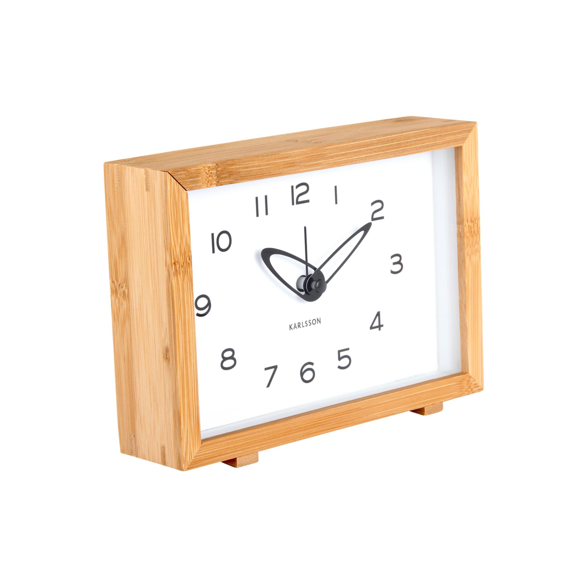 Karlsson wekker Tipico - wit - Ø19cm
