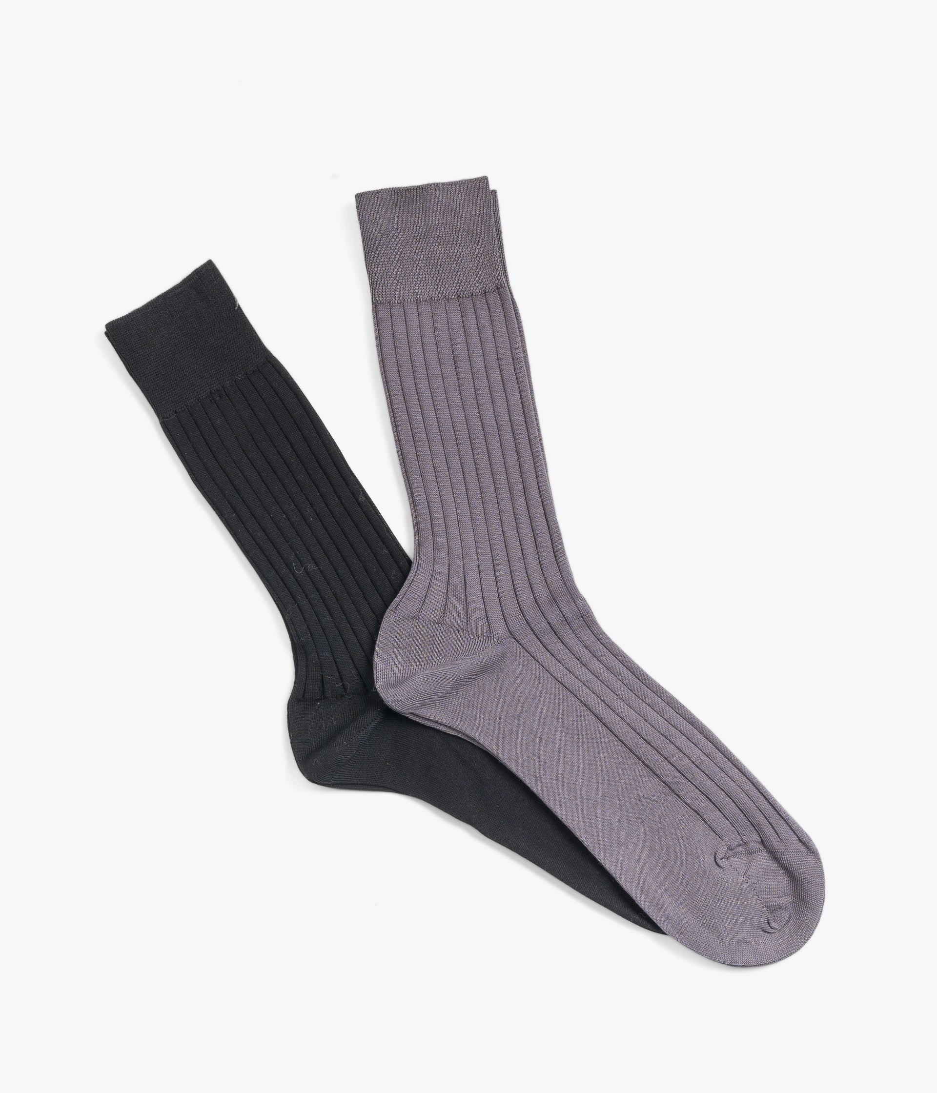Chaussettes Adelon noir et gris