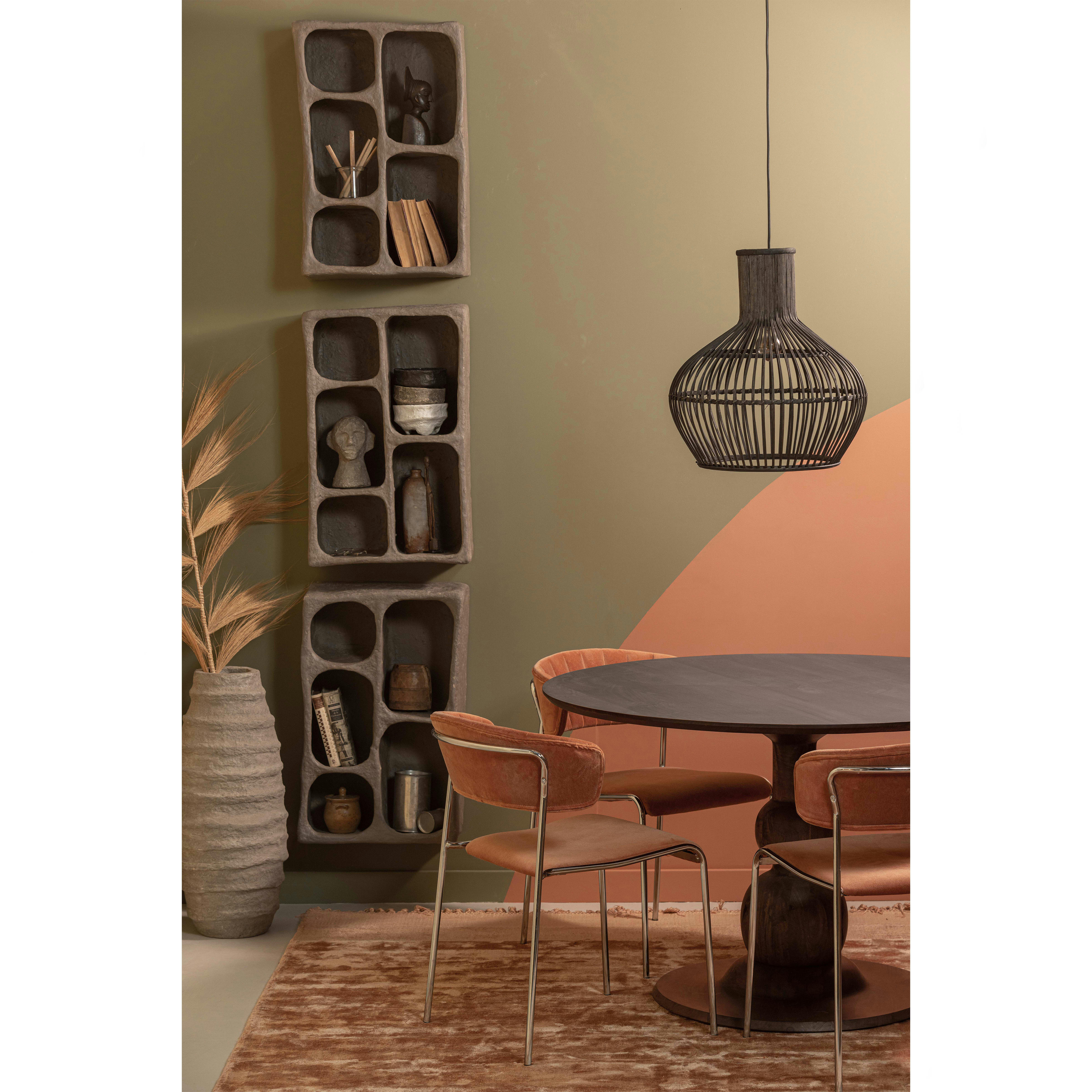 SWEEP - Tapis viscose et coton melon 170x240