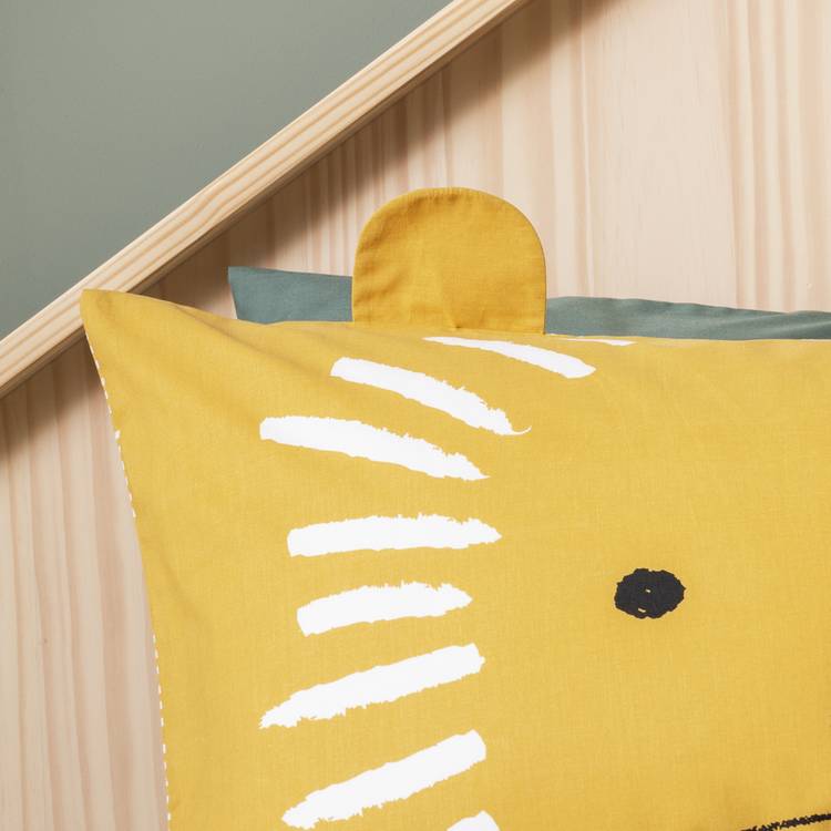 Habitat Cotton Safari Lion Yellow Bedding Set - Toddler