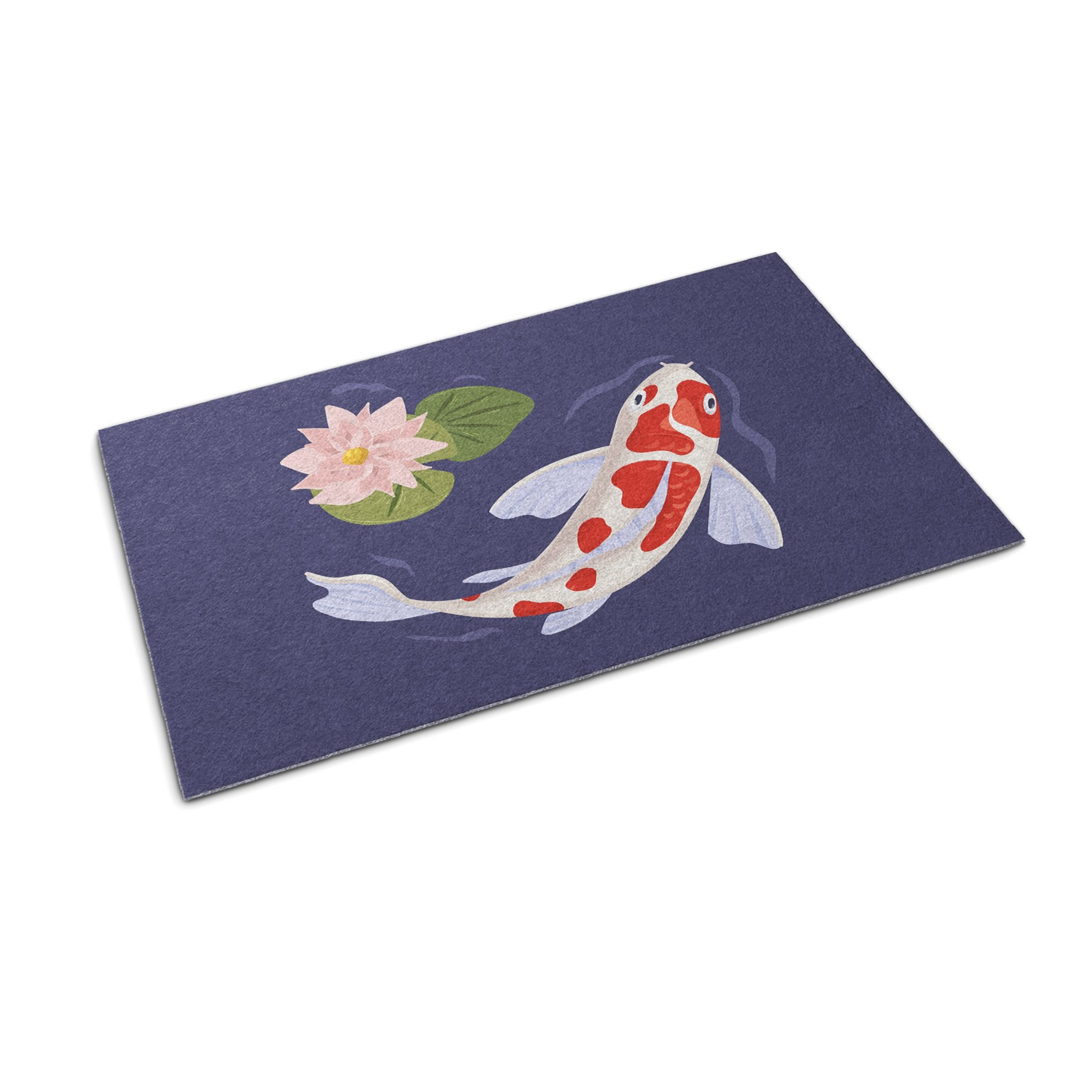 Wycieraczka wewnętrzna 60x40 Rybki Koi orient pattern Tulup