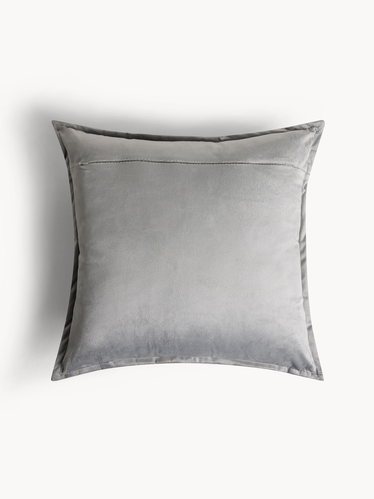 Cuscino 45x45 cm in velluto motivo geometrico