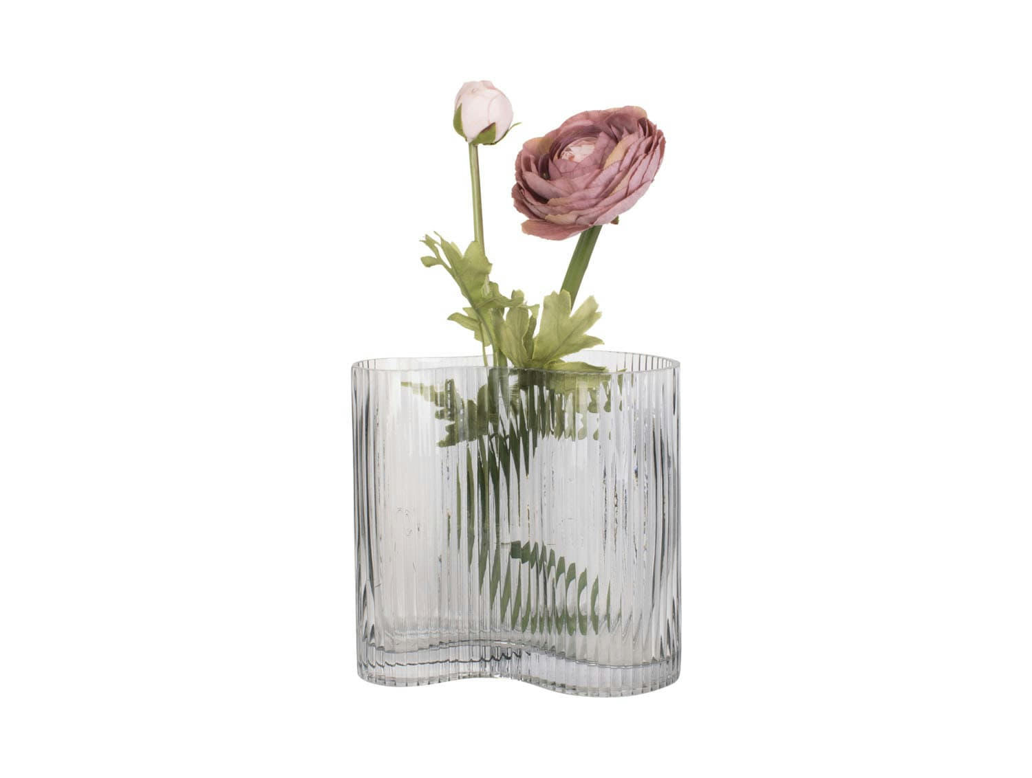 ALLURE - Vase vague gris L12cm