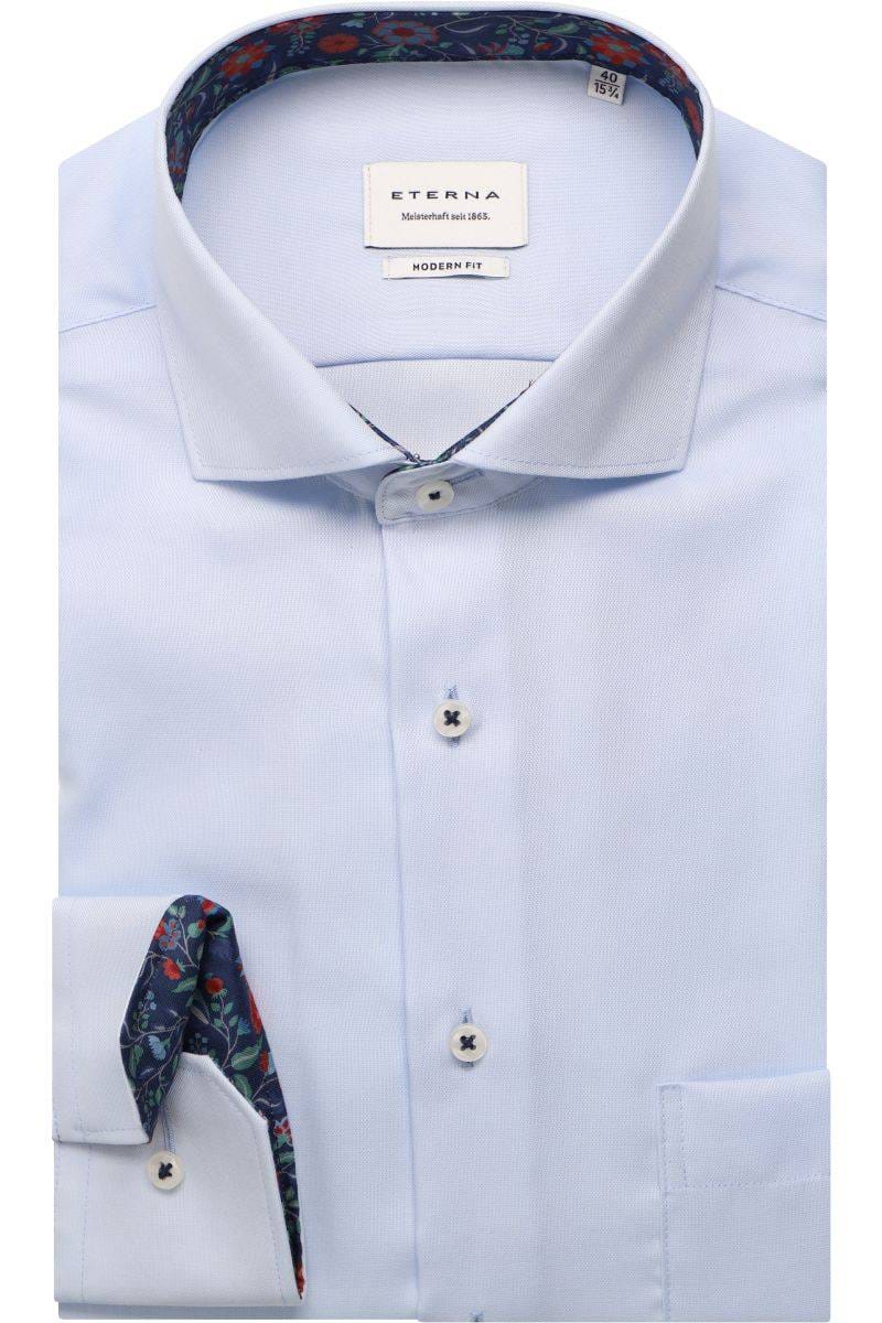 ETERNA Modern Fit Hemd himmelblau, Einfarbig