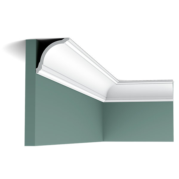 CX199 Corniche plafond Orac Decor - 8x8x200cm (h x p x L) - corniche décorative polymère A l'unité