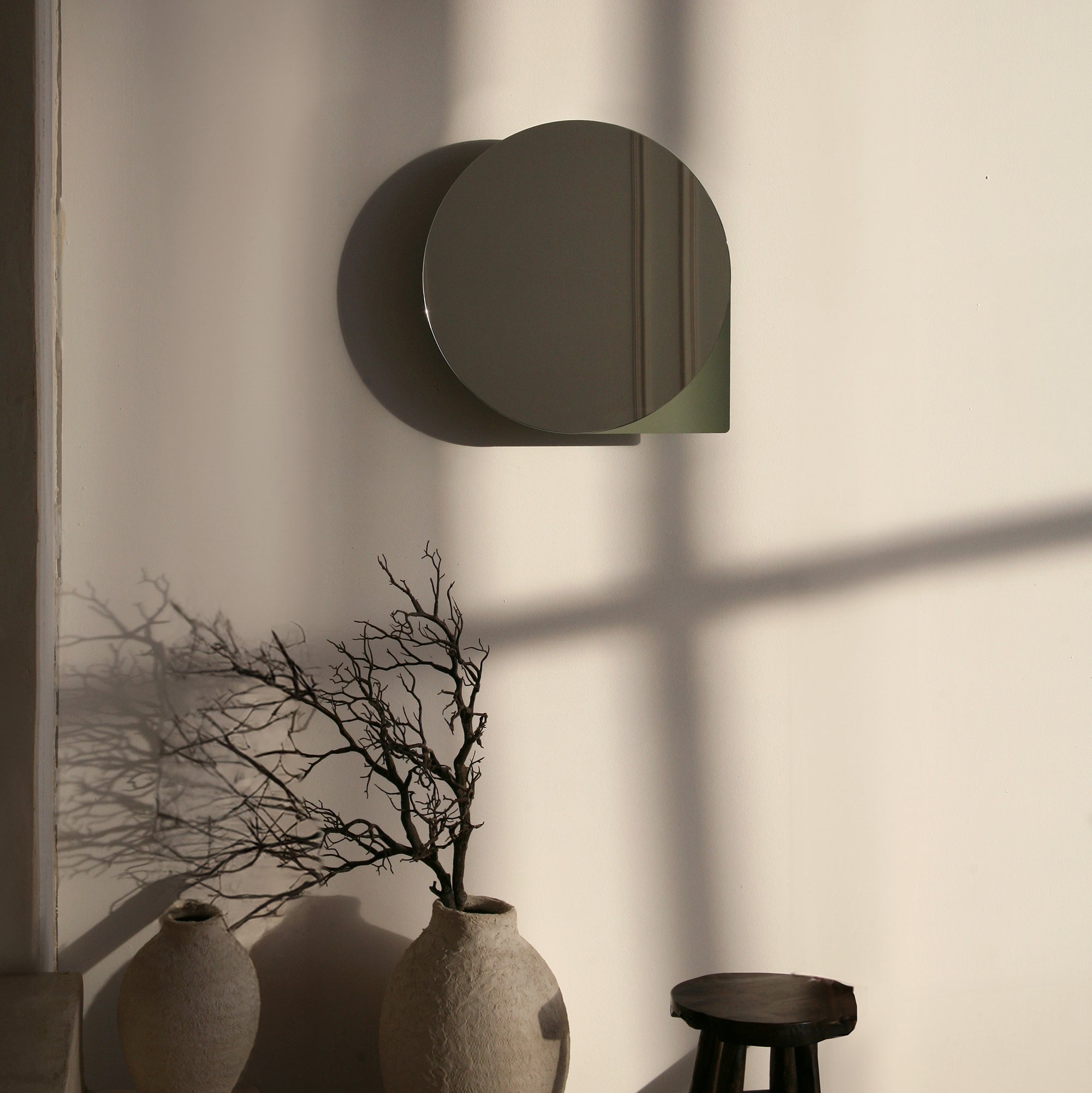 Spinder x BUDDE spiegelkast Sonnet S - Dusty Green - 3 haakjes