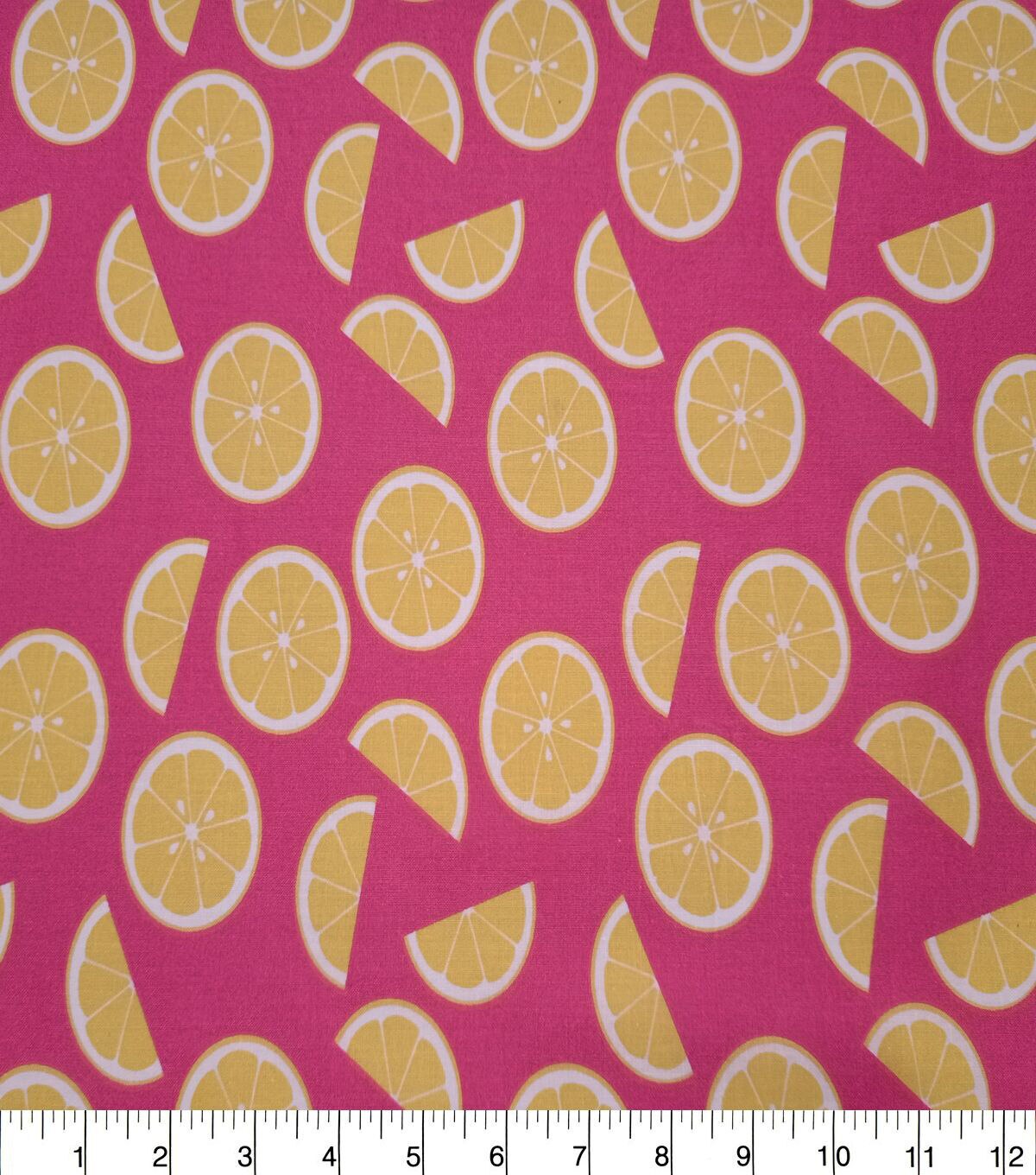 Lemons Quilt Cotton Fabric by Quilter's Showcase
