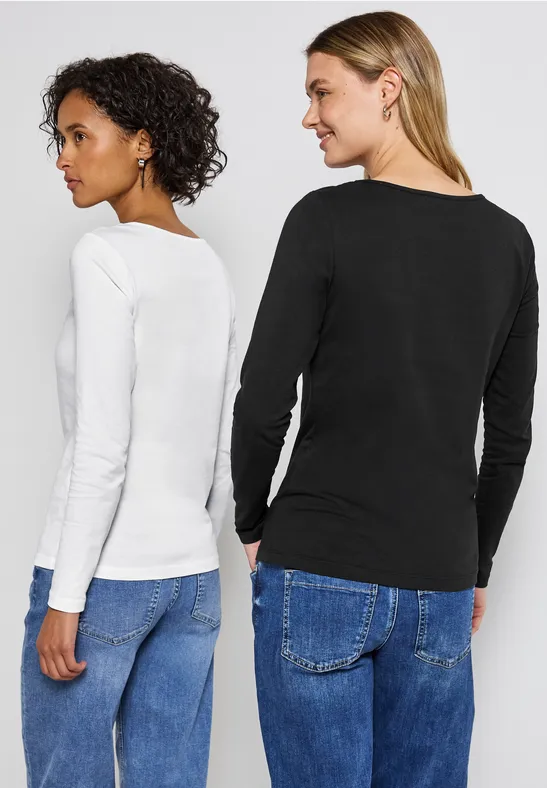 2er-Pack Langarmshirts