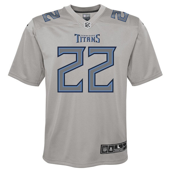 Derrick Henry Tennessee Titans Nike Youth Atmosphere Game Jersey - Gray