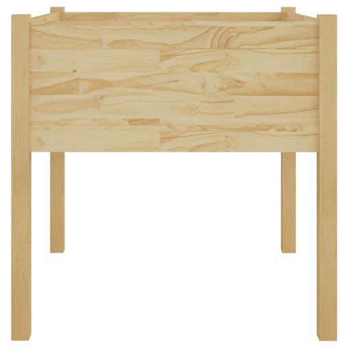 NNEVL Garden Planters 2 pcs 70x70x70 cm Solid Pinewood