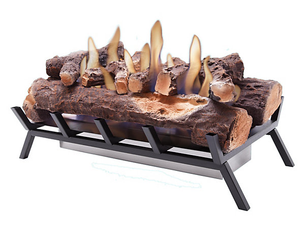 Bloc de combustion 2500W avec bûches décoratives