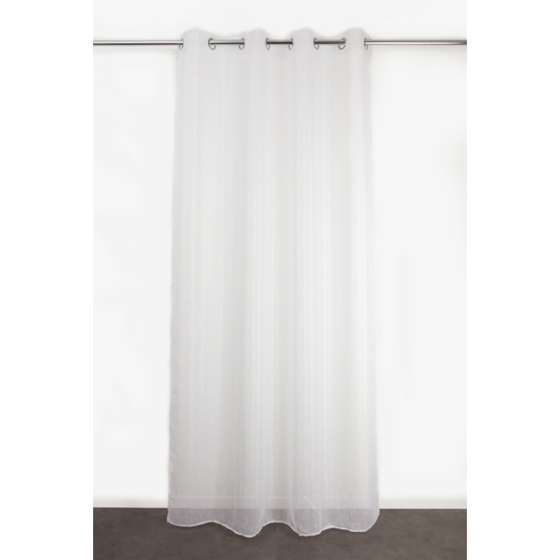 Voilage Elaura blanc 135 x 260 cm JBY CREATION