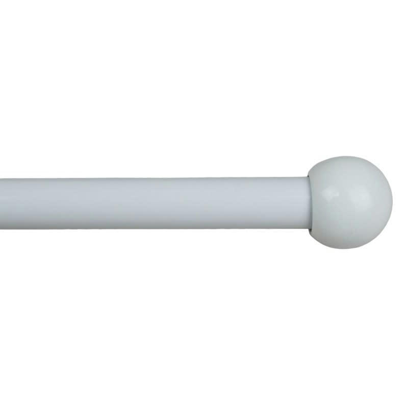 HAROLD - - Kit tringle extensible ø 16/19 mm 110 à 210cm - Blanc