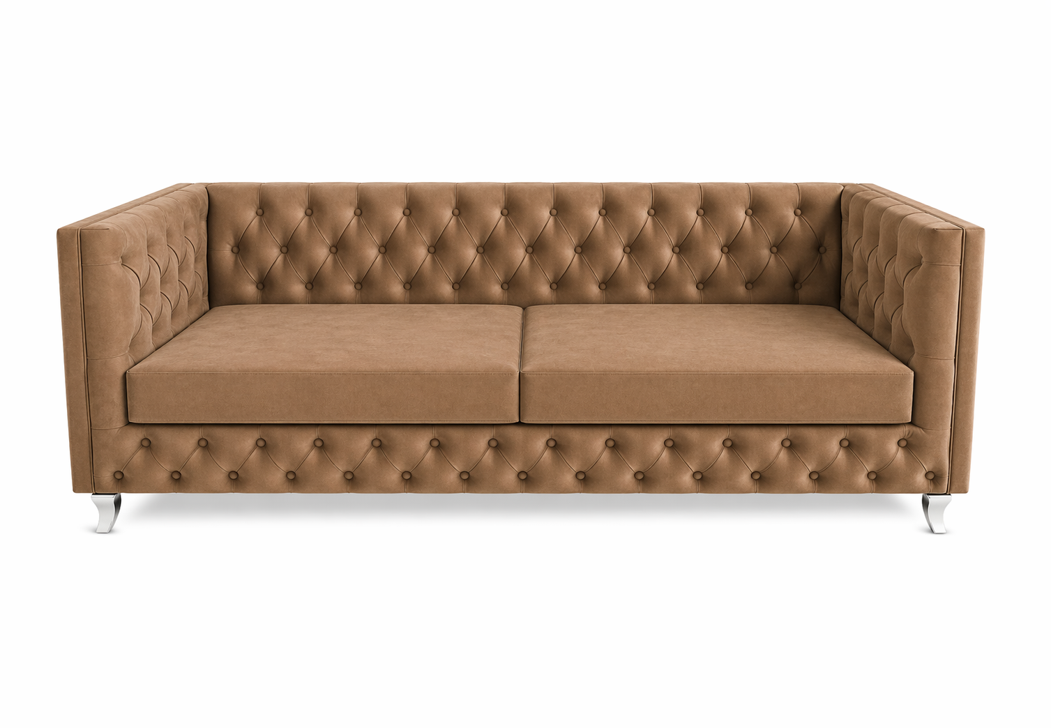 Kanapa pikowana sofa w stylu glamour Lendoro