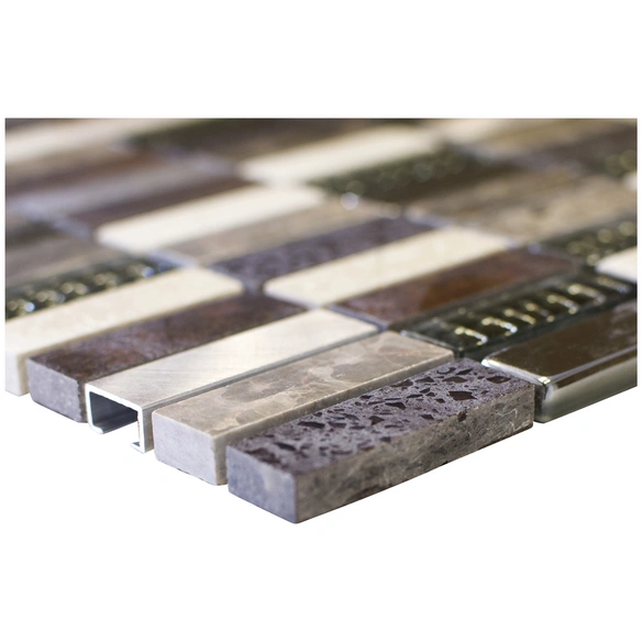 Mosaikfliese »Artificial«, BxL: 30,4 x 29,8 cm, Wandbelag