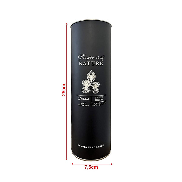 Diffuseur d'Ambiance Parfumé avec 6 Bâtonnets au Parfum d'Herbes Fraîches Idées Cadeaux