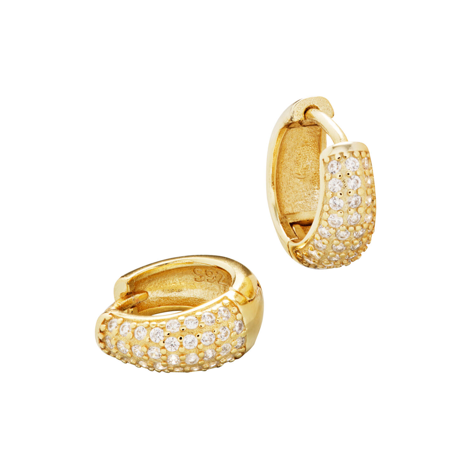 Dome Pave Hoops