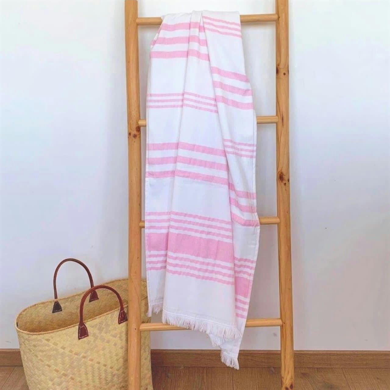 DOUBLÉE ÉPONGE - Fouta coton doublée éponge 