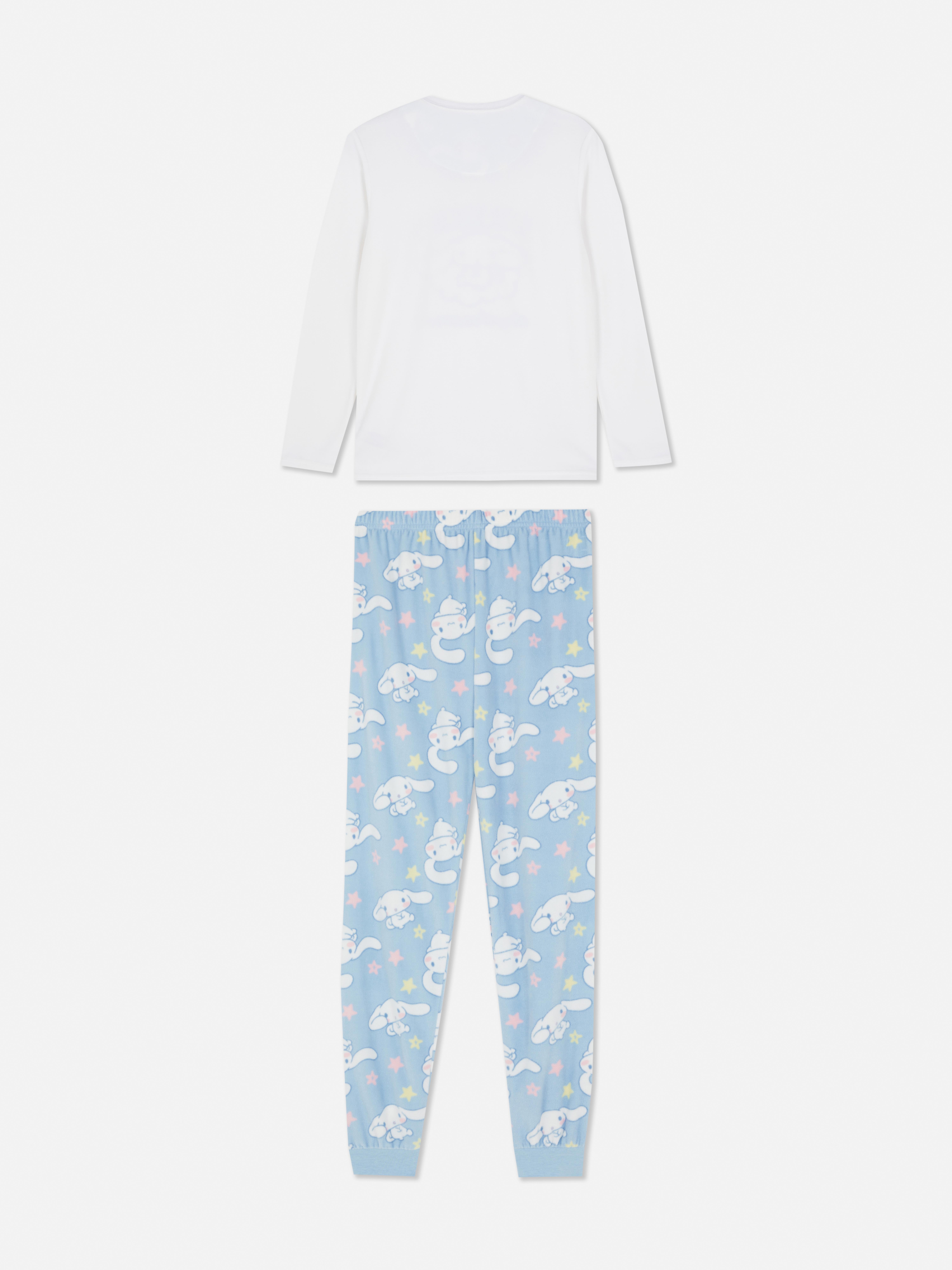 5-15yrs | Hello Kitty Cinnamoroll Fleece Pajamas