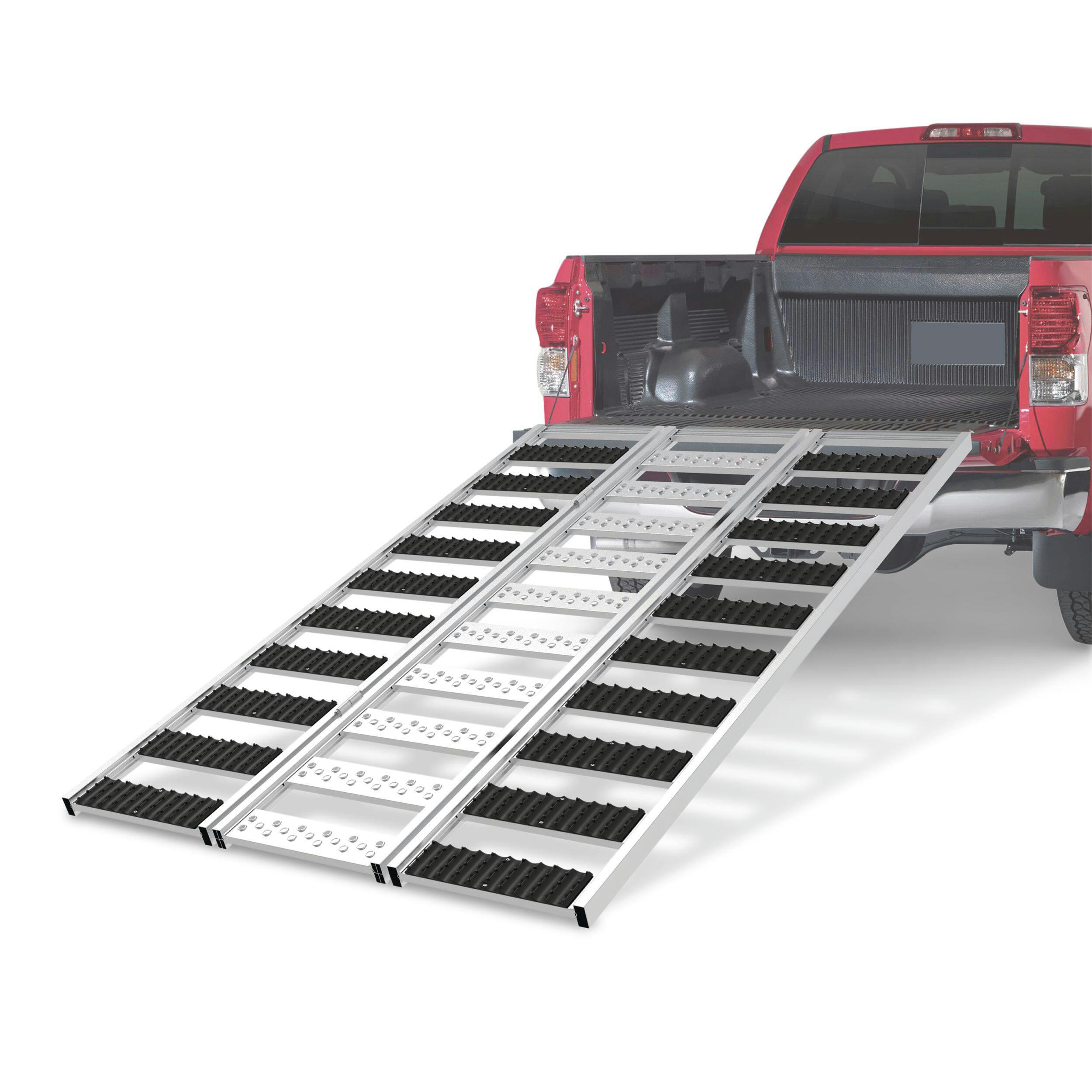 Aluminum Multi-Function Tri-Fold Snowmobile/ATV Ramp, 77 x 54-in, 1500-lb