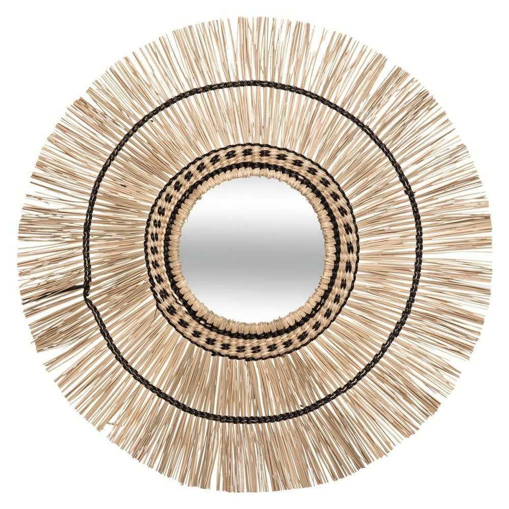 LAYA - Miroir rond seagrass D60cm