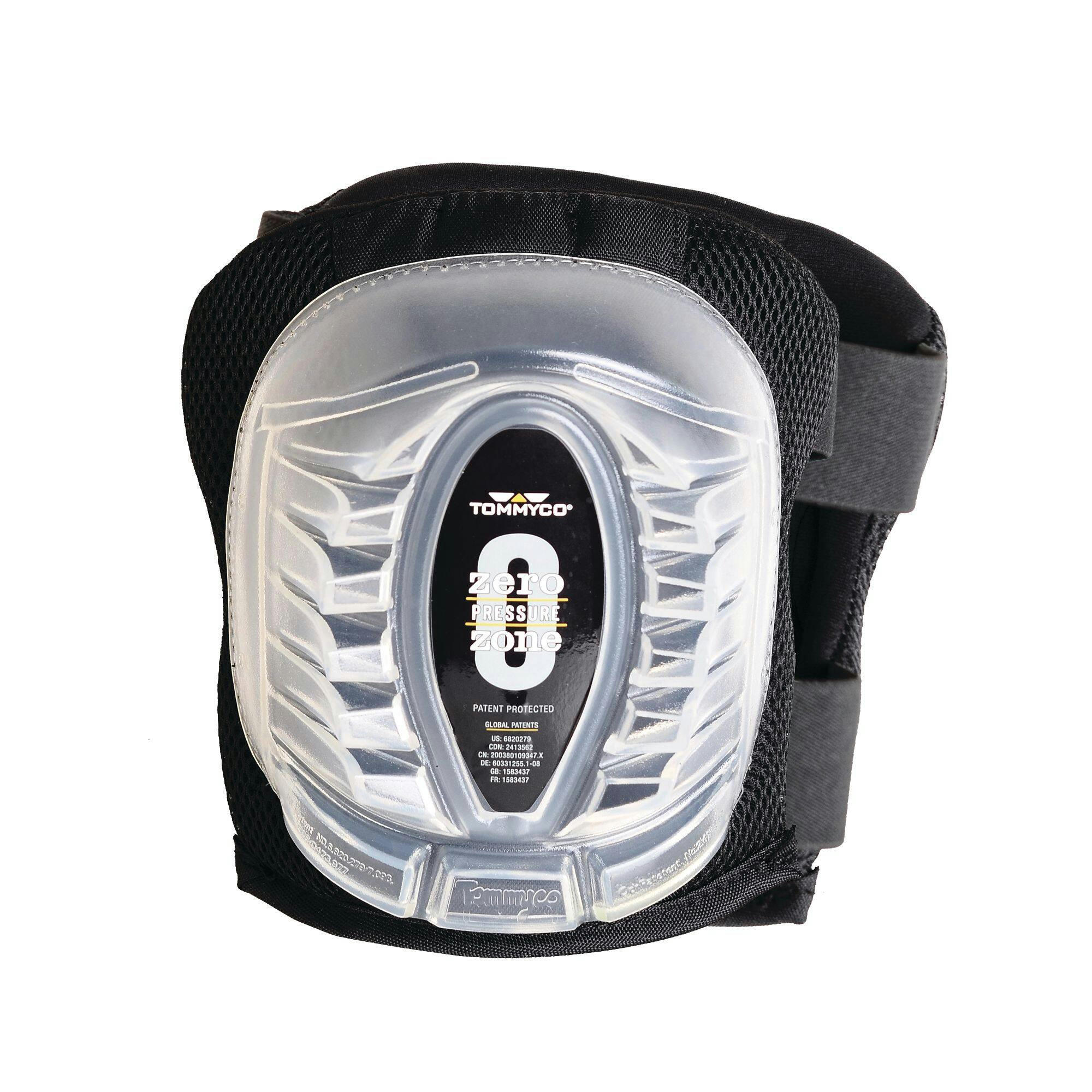 Tommyco GELite 227 Rough/All-Terrain Kneepads, Black, 1-Pair