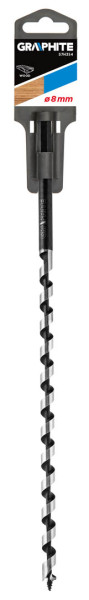 Wiertło do drewna spiralne 8x250mm GRAPHITE 57H354