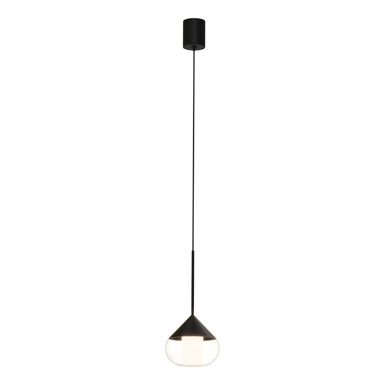 Lampa Wisząca Suza 1xLED czarna PL0103-BK