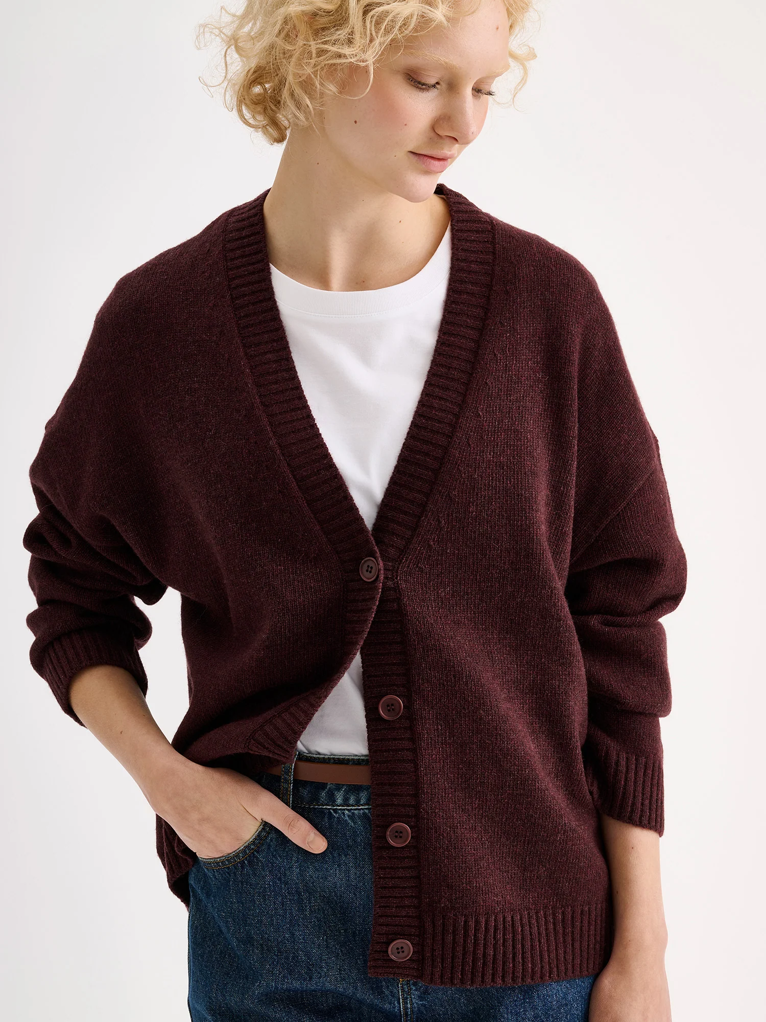 LANA oversize neuletakki - ruskea