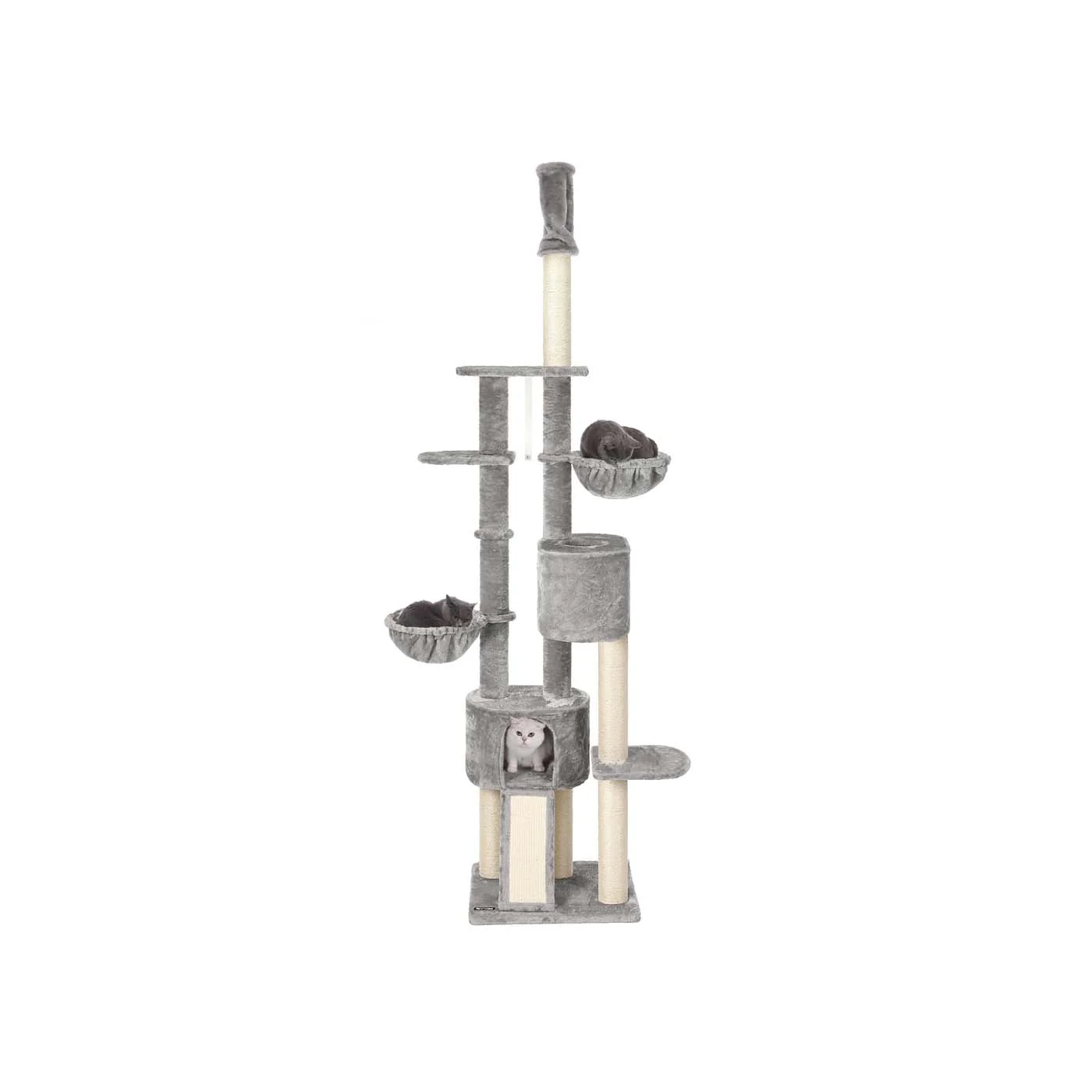 Tour de jeux 2,4-2,6 m gris clair