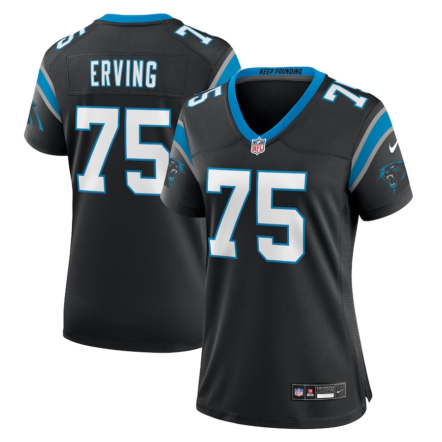 Cameron Erving Carolina Panthers Nike Women's Team Game Jersey - Black