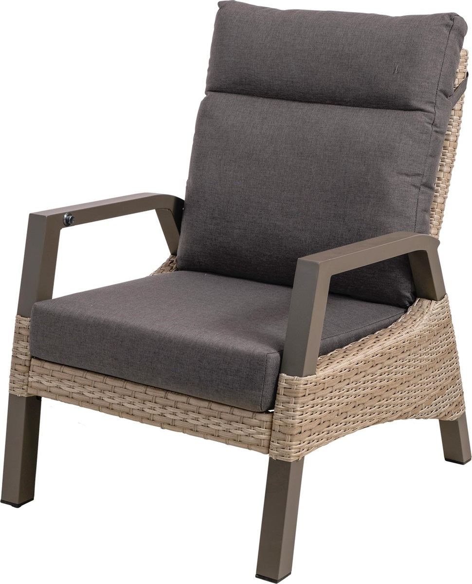Lesli Living bistrostoel Treviso - taupe - 74x83x94cm