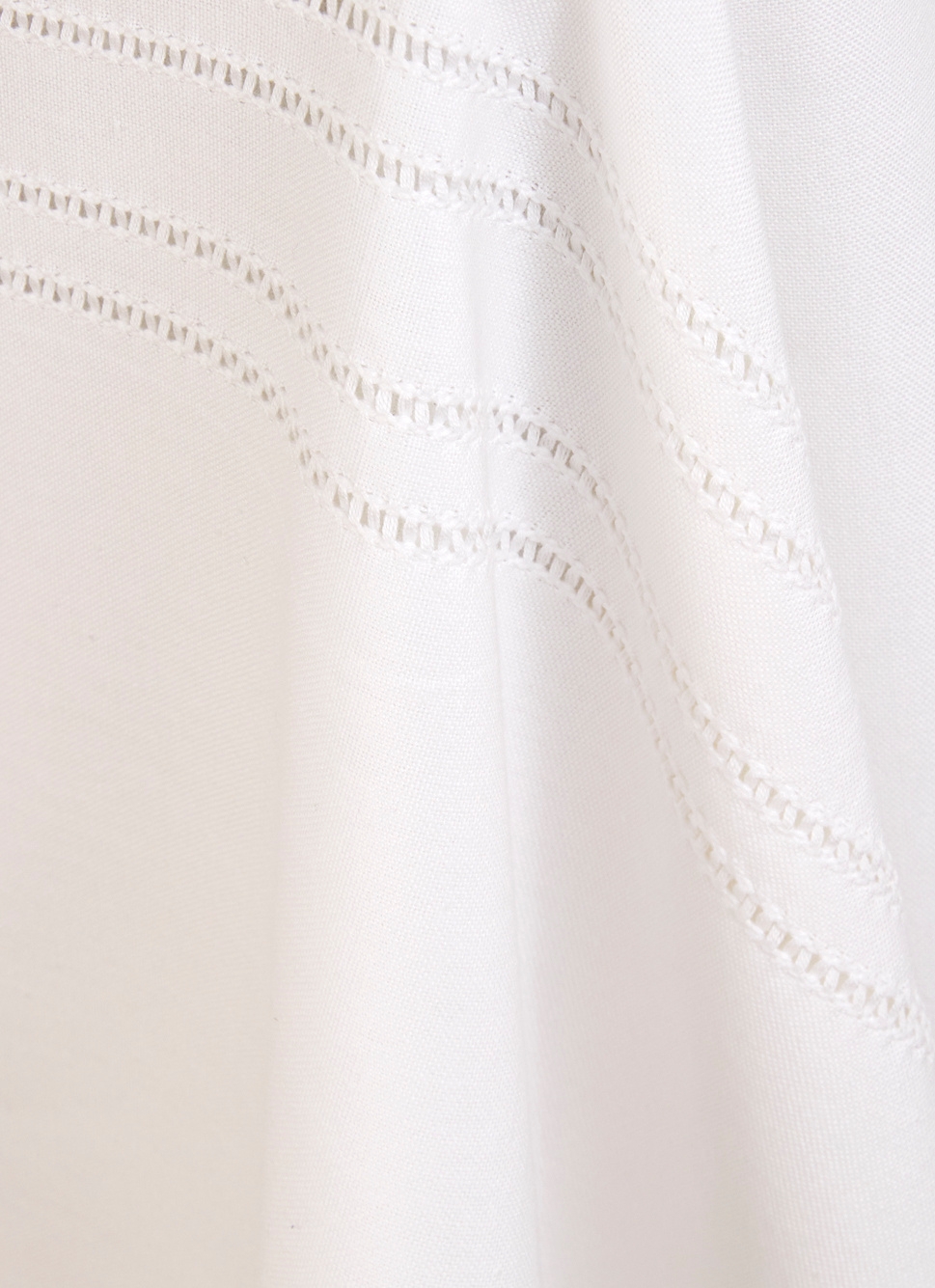 NAPPE POIN?ON EN COTON NANI BLANC