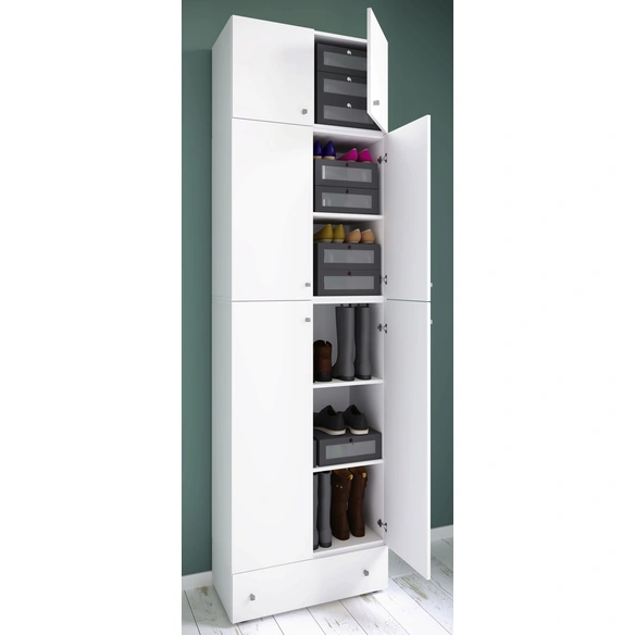 Schuhschrank »Lona«, BxHxL: 39 x 240 x 70 cm, Holzwerkstoff