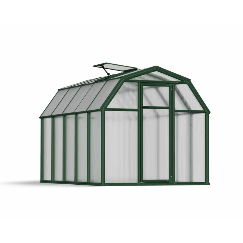 Serre en polycarbonate Eco Grow verte 5,5 m² CANOPIA