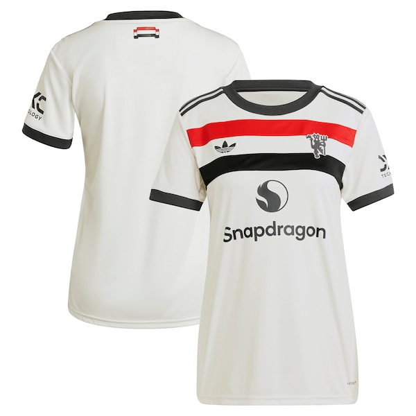 Manchester United adidas Originals Women's 2024/25 Third Replica Jersey - Cream